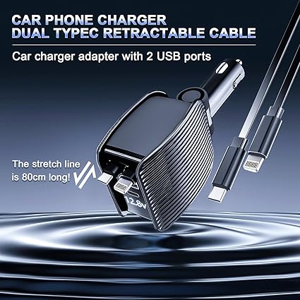 Retractable Car Fast Charger