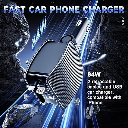 Retractable Car Fast Charger